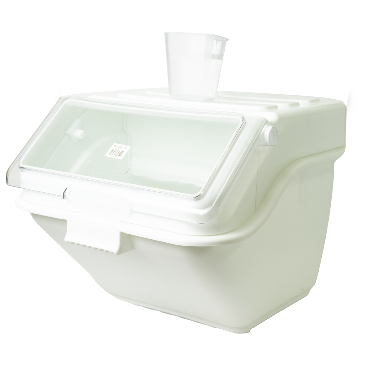 American Chef IBIN-12 - 10 Gallon Shelf Ingredient Bin with Scoop, 150-Cup, Plastic