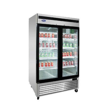 Atosa Two Glass Door Merchandiser Cooler - MCF8707GR
