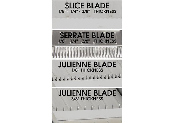 Winco MDL-18 Mandoline Slicer Set with Built-In Blades