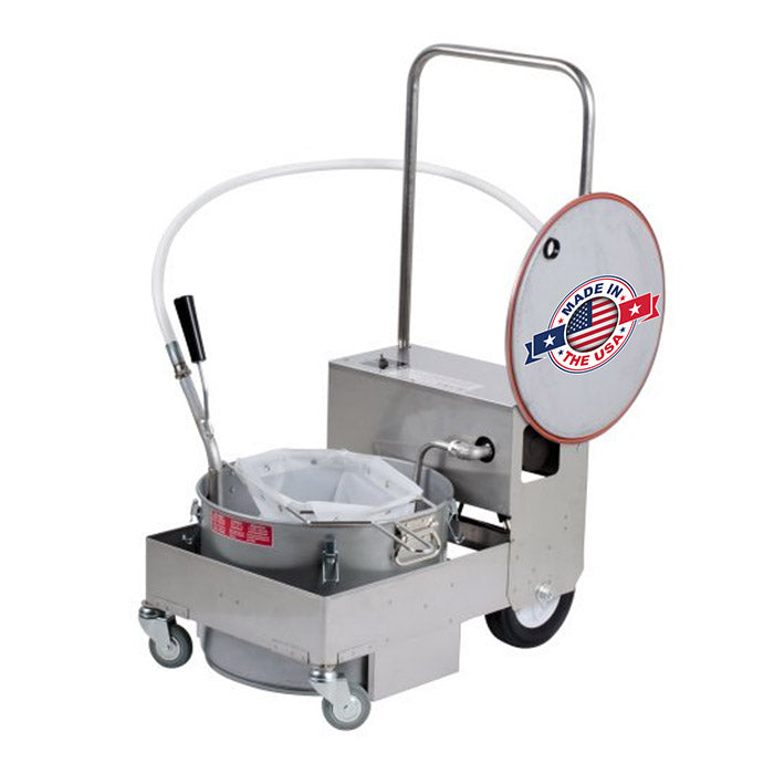 MirOil BD505 55 lb Electric Fryer Oil Filter Machine