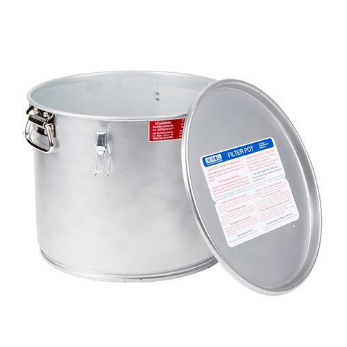 MirOil 02040 Grease Bucket & Filter Pot With Lid – 40L / 5 Gal