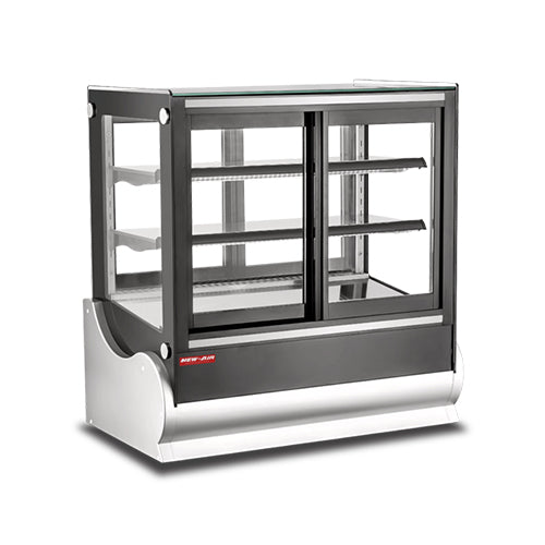 New Air NCDC-36-SV 36″ Square Glass Countertop Display Refrigerator - VRS Restaurant Equipment & Supply Store
