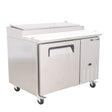 American Chef 44" One Door Pizza Prep Refrigerator PR1-44S - VRS Restaurant Equipment & Supply Store