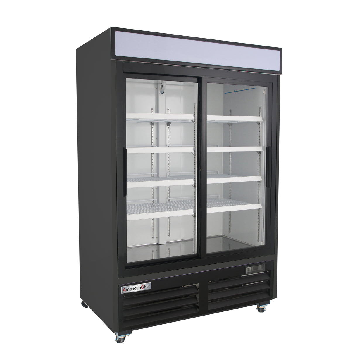 American Chef 54" Glass Door Merchandiser Refrigerator R2G-54-WSSL