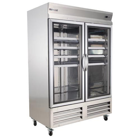 American Chef 54" Two Door Glass Reach-in Freezer F2G-54 - VRS Restaurant Equipment & Supply Store