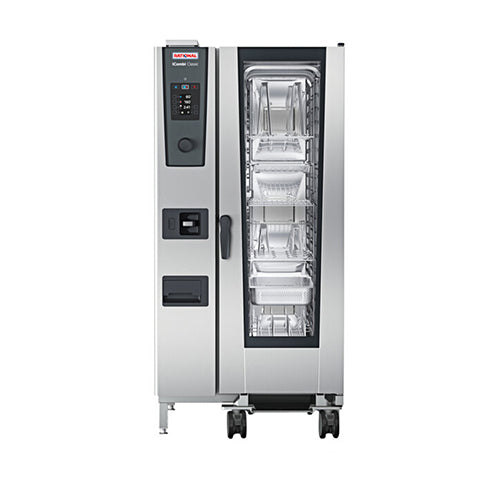 Rational iCombi Classic ICC-20-HALF-E LM200FE 20 Pan Half Size Electric Combi Oven – 3Ph, 208V - VRS Restaurant Equipment & Supply Store