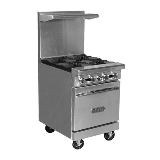 Royal RR-2G12 24″ Propane Gas Range With 12″ Griddle - VRS Restaurant Equipment & Supply Store