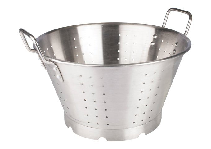 Winco Colander With Handles & Base, Heavy-Duty Stainless Steel - VRS Restaurant Equipment & Supply Store