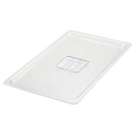 Winco Polycarbonate Food Pan Cover, Slotted - VRS Restaurant Equipment & Supply Store