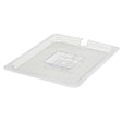 Winco Polycarbonate Food Pan Cover, Slotted - VRS Restaurant Equipment & Supply Store