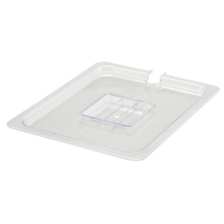 Winco Polycarbonate Food Pan Cover, Slotted - VRS Restaurant Equipment & Supply Store