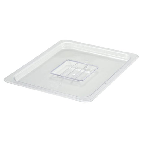 Winco Polycarbonate Food Pan Cover, Slotted - VRS Restaurant Equipment & Supply Store