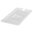 Winco Polycarbonate Food Pan Cover, Slotted - VRS Restaurant Equipment & Supply Store