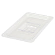 Winco Polycarbonate Food Pan Cover, Slotted - VRS Restaurant Equipment & Supply Store