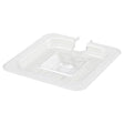 Winco Polycarbonate Food Pan Cover, Slotted - VRS Restaurant Equipment & Supply Store