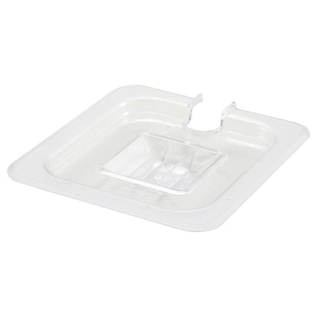 Winco Polycarbonate Food Pan Cover, Slotted - VRS Restaurant Equipment & Supply Store