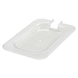 Winco Polycarbonate Food Pan Cover, Slotted - VRS Restaurant Equipment & Supply Store