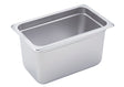 Winco 1/4 Size Stainless Steel Anti-Jam Steam Table Pans - VRS Restaurant Equipment & Supply Store