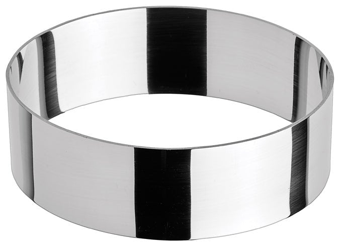 Winco Stainless Steel Pastry Mold - Oval - VRS Restaurant Equipment & Supply Store