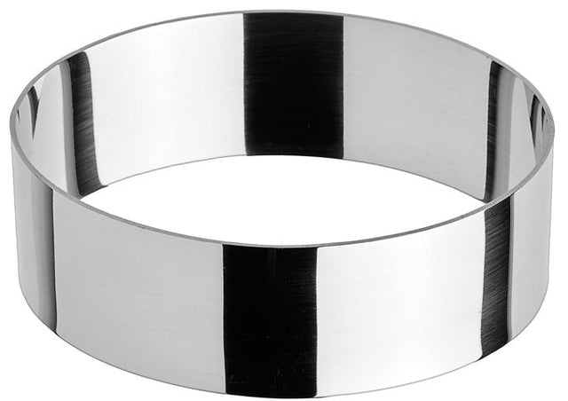 Winco Stainless Steel Pastry Mold - Oval - VRS Restaurant Equipment & Supply Store