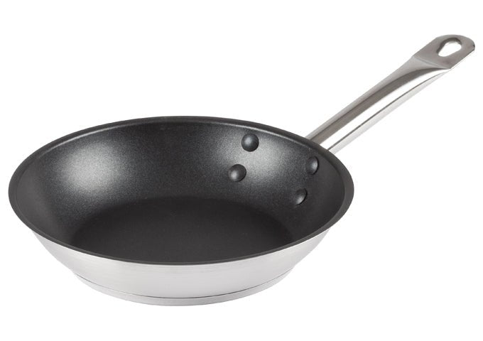 Winco Stainless Steel Fry Pan, Non-Stick - VRS Restaurant Equipment & Supply Store