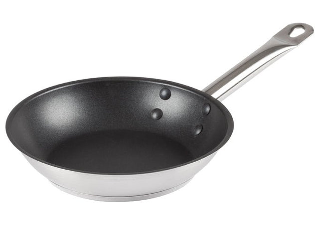 Winco Stainless Steel Fry Pan, Non-Stick - VRS Restaurant Equipment & Supply Store