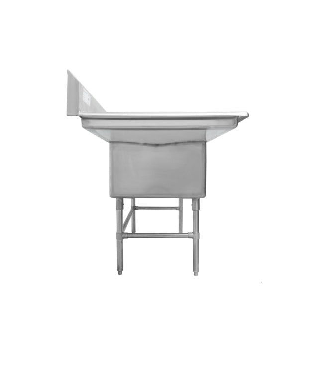 Thorinox Double sink with drainboard (24″)