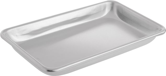 Browne Thermalloy - 10" x 6" x 1" Aluminum Foodservice Bun Pan - 58100632