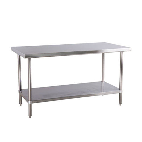 Thorinox Stainless Steel Worktable With A Galvanized Undershelf - 30" Width - VRS Restaurant Equipment & Supply Store