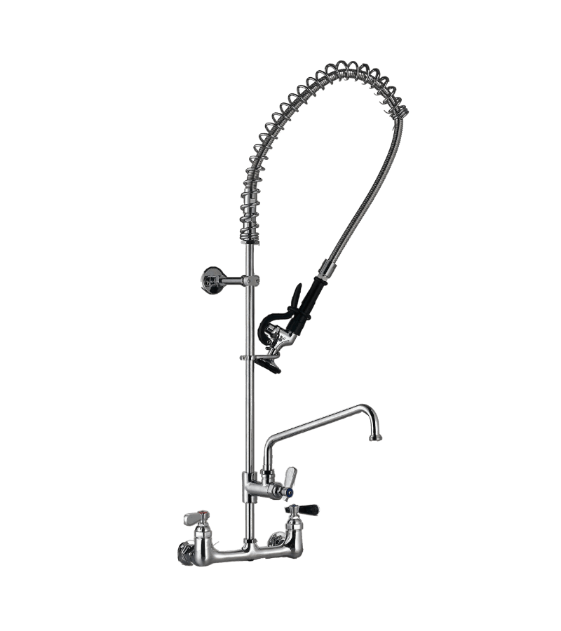 Thorinox WM-200-S8 8" Center Mount with Nozzle & Flexible Hose With Add-on Faucet