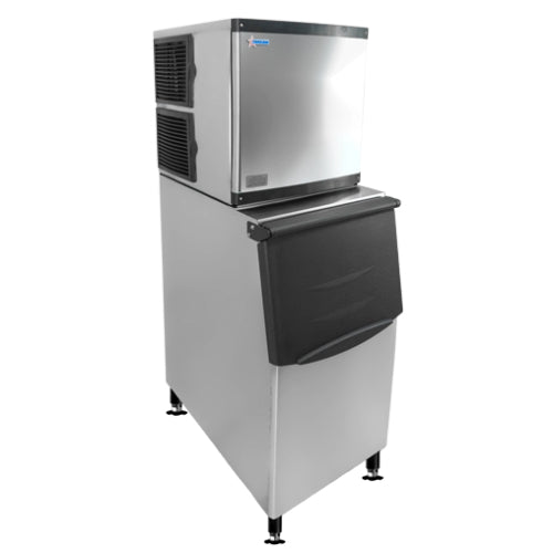 Omcan 22″ Ice Maker Machine with 275 lb. Ice bin – Ice Yield 350 lb./day, Energy Star