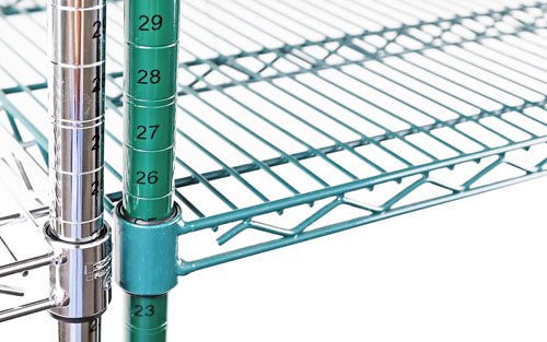 American Chef Black Epoxy Coated Post 64" WP-64EP - VRS Restaurant Equipment & Supply Store