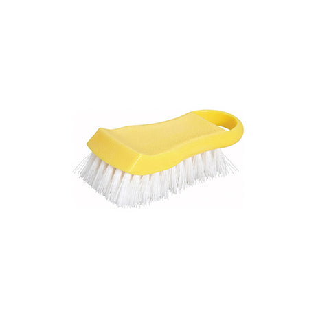 Winco CBR-YL 6 1/2″ Yellow Cutting Board Brush - VRS Restaurant Equipment & Supply Store