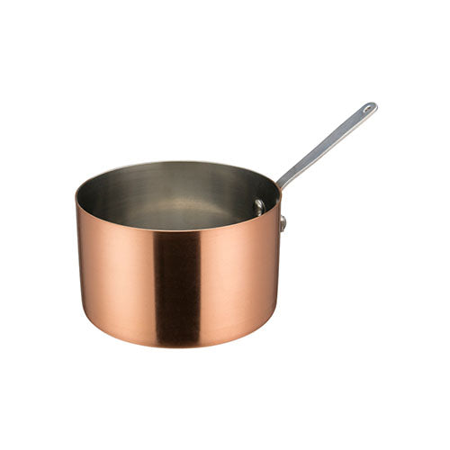 Winco DCWA-204C 3 1/2″ x 2″ Copper Plated Mini Sauce Pan - VRS Restaurant Equipment & Supply Store