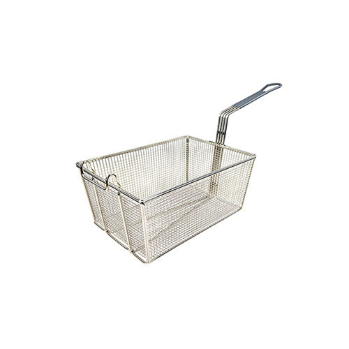 Winco FB-35 13 3/8″ Rectangular Fry Basket With Grey Handle - VRS Restaurant Equipment & Supply Store