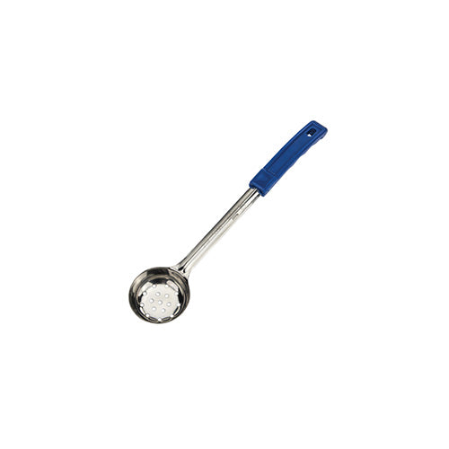 Winco FPPN-2 2 Oz Blue Perforated Stainless Steel Portion Controller - VRS Restaurant Equipment & Supply Store