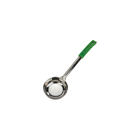 Winco FPSN-6 6 Oz Green Solid Stainless Steel Portion Controller - VRS Restaurant Equipment & Supply Store