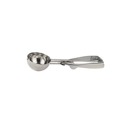 Winco ISS-8 4 Oz Stainless Steel Squeeze Disher - VRS Restaurant Equipment & Supply Store