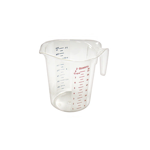 Winco Pmcp-100 Polycarbonate Measuring Cup With Color Graduations - VRS Restaurant Equipment & Supply Store
