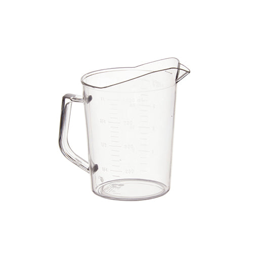 Winco PMU-100 1 Qt Pint Polycarbonate Measuring Cup - VRS Restaurant Equipment & Supply Store