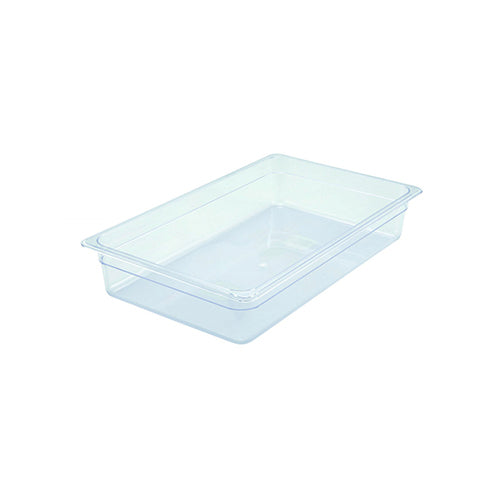 Winco SP7104 Full Size Polycarbonate Food Table – 4″ Deep - VRS Restaurant Equipment & Supply Store