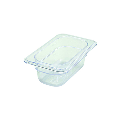 Winco Polycarbonate Food Pan, 1/6 Size - VRS Restaurant Equipment & Supply Store