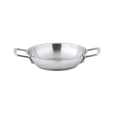 Winco SSOP-12 12 1/2″ Stainless Steel Round Omelet Pan - VRS Restaurant Equipment & Supply Store