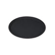 Winco TFG-11K 11″ Round Non-Slip Black Serving Tray - VRS Restaurant Equipment & Supply Store