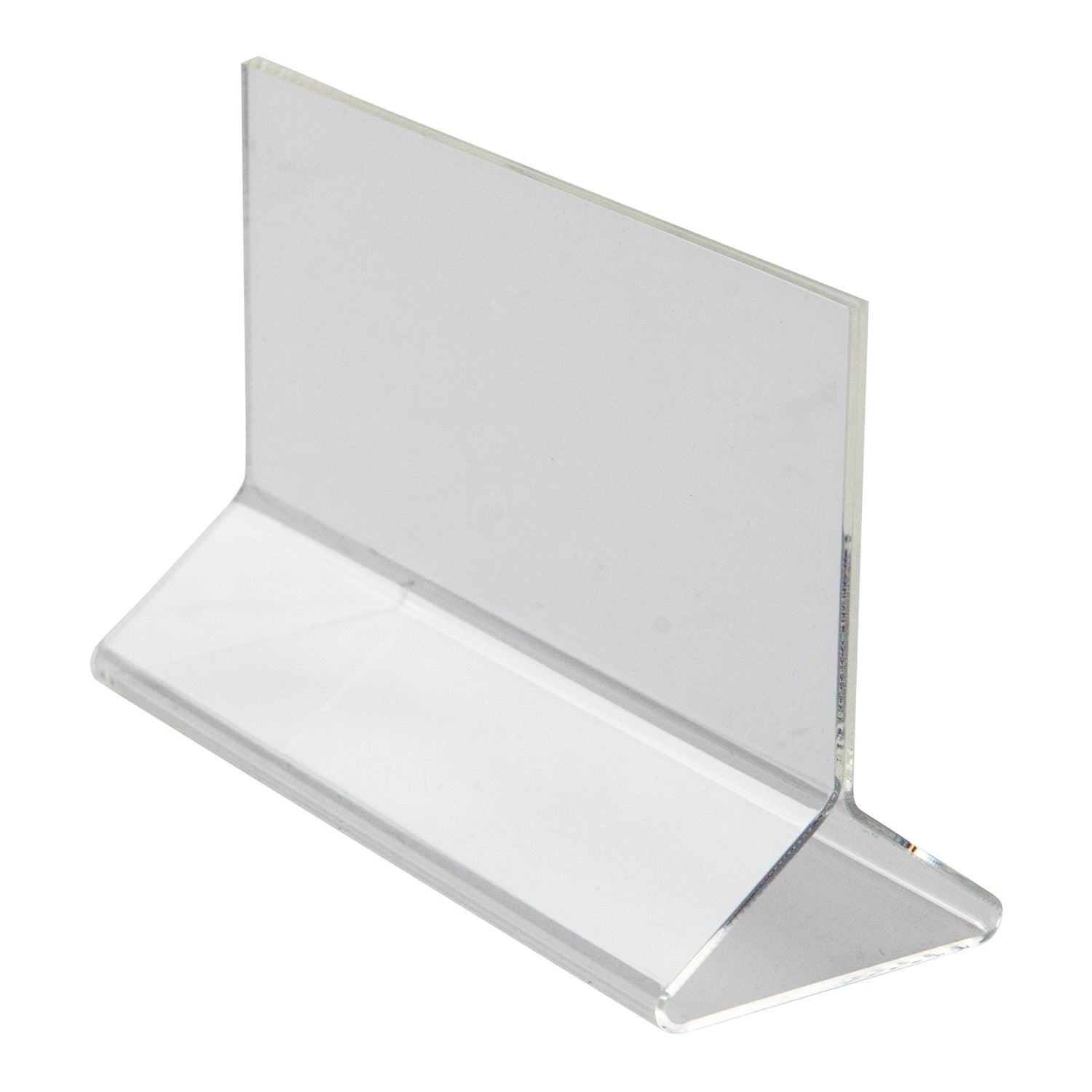 Winco ATCH-53 - Double-Sided Clear Acrylic Menu Stand - 5-1/2" x 3-1/2"