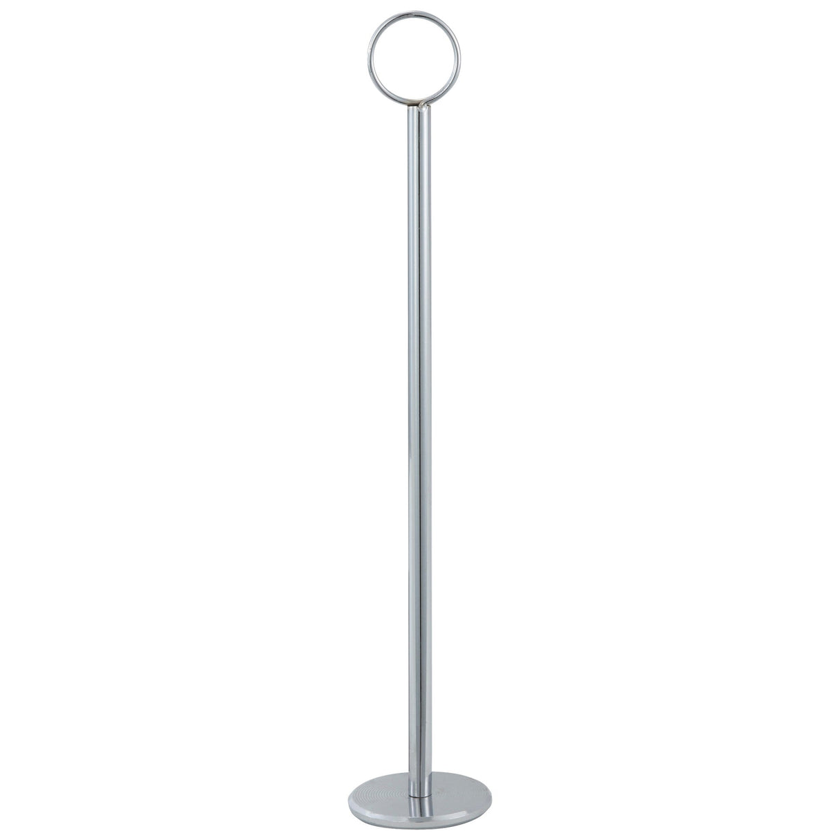 Winco TBH-12 - Table Number Holder, Chrome - 12"