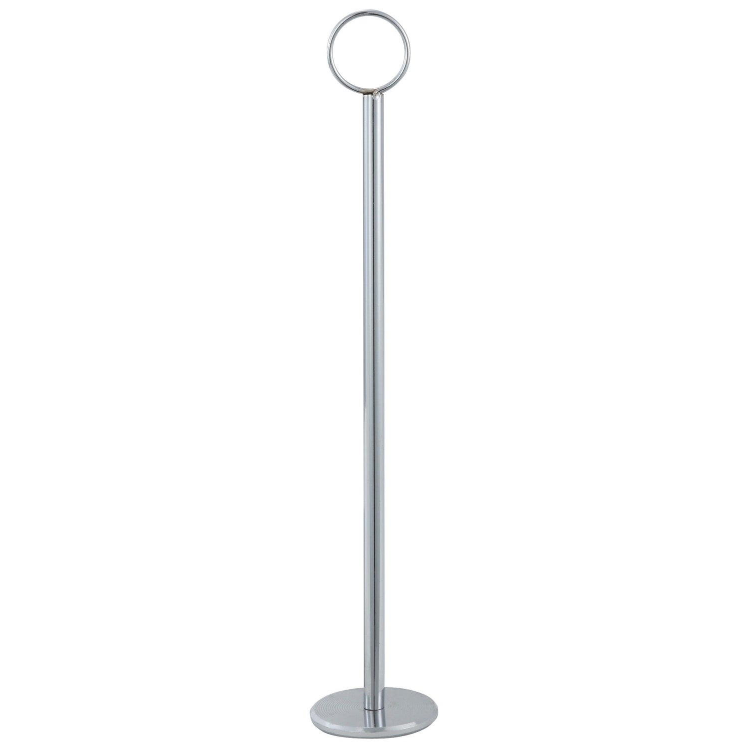 Winco TBH-12 - Table Number Holder, Chrome - 12"