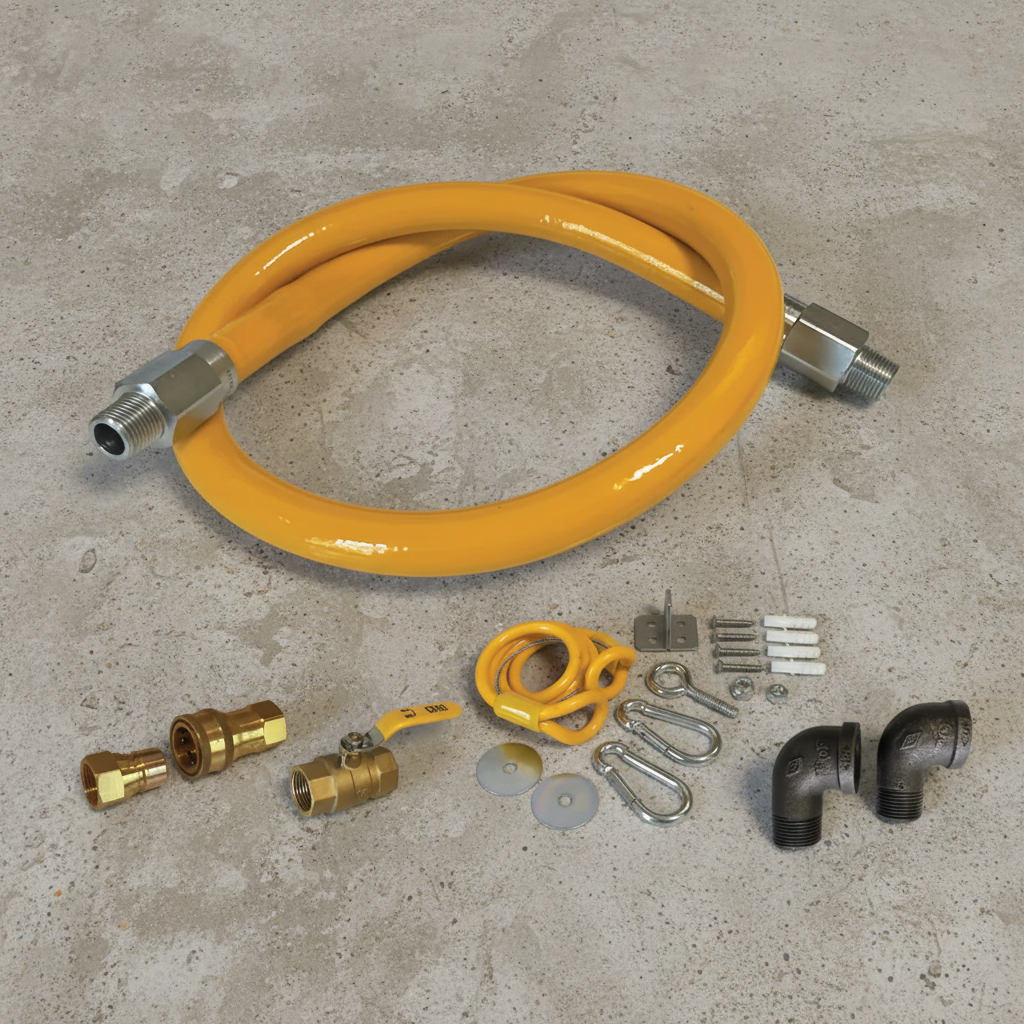 Encore GHM-034KTC136 - 3/4 in x 36 in ENCORE Gas Hose Connector Kit - CDN