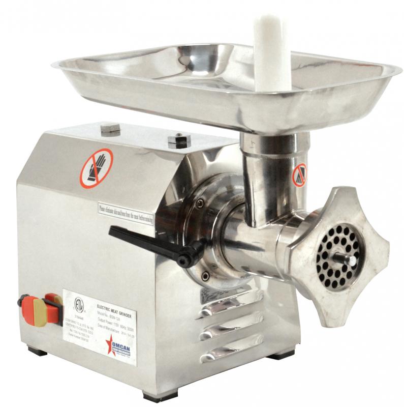 Omcan #12 Stainless Steel Meat grinder with 0.87 HP Motor