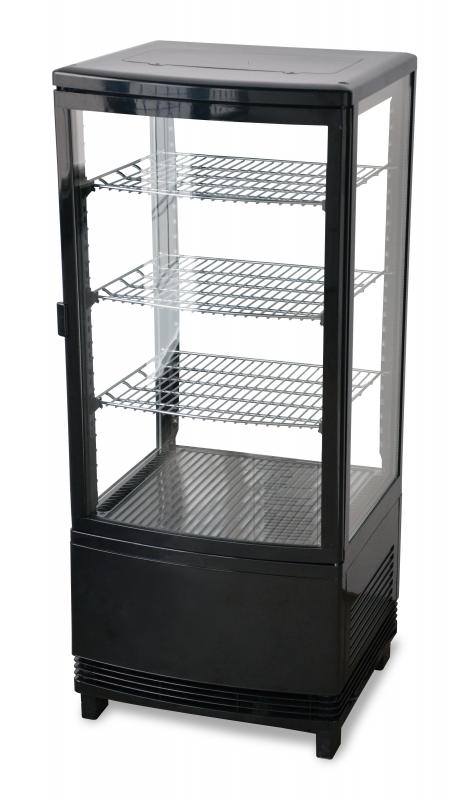 Omcan 17" Countertop Refrigerated Display Case with 2.80 cu.ft/78 L capacity – Single Door